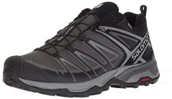 Salomon Men’s X Ultra 3 GTX Trail Running Shoe, Black, 12 M US