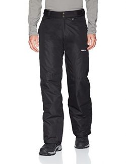 Arctix Men’s Overalls Tundra Bib With Added Visibility,Black, Small/Short