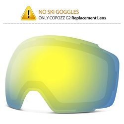 COPOZZ Ski Goggles, G2 Magnetic Snowboard Snow Goggles -2 Seconds Quick Change Lens, Imported Do ...