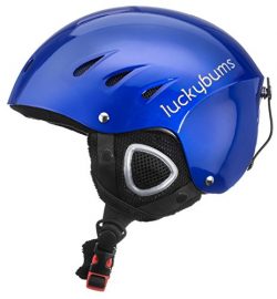 Lucky Bums Snow Sport Helmet with Fleece Liner, Blue, Medium
