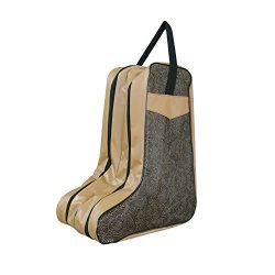Drware Shoes Bag Boot Bag Portable Boot Bag Boot Storage For Women (Dark brown)