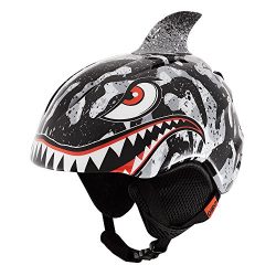 Giro Launch Plus Kids Snow Helmet Black / Grey Tiger Shark S (52-55.5cm)