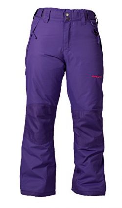 Arctix Youth Snow Pants with Reinforced Knees and Seat, Purple, Small