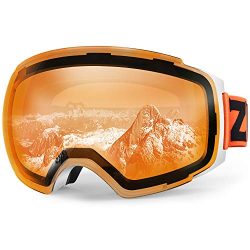 Zionor X4 Ski Snowboard Snow Goggles Magnet Dual Layers Lens Spherical Design Anti-Fog UV Protec ...